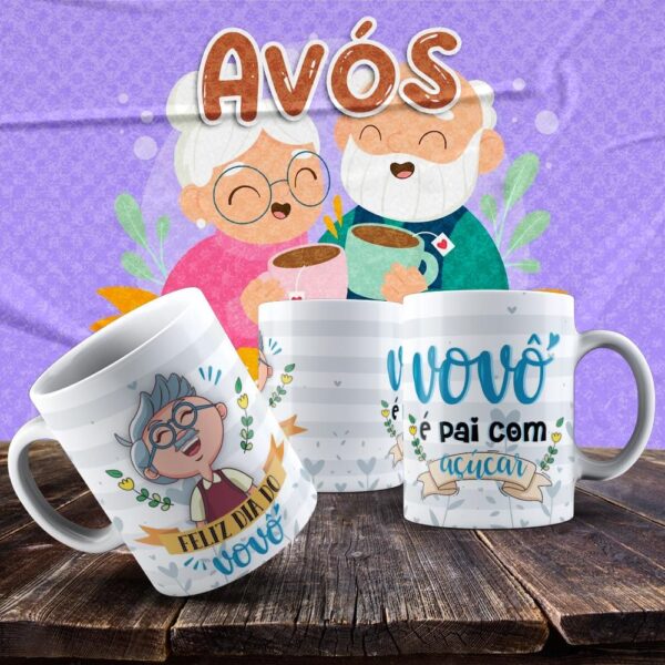 Caneca Vovó e Vovô