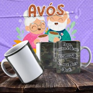 Caneca Vovó e Vovô