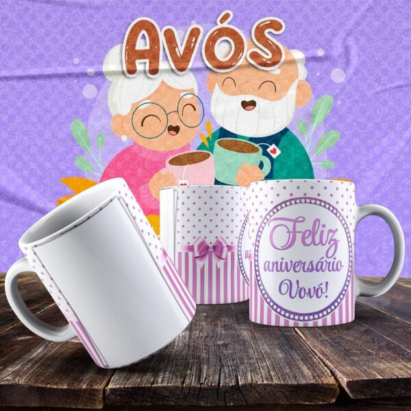 Caneca Vovó e Vovô