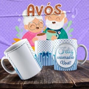 Caneca Vovó e Vovô