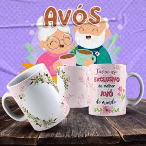 Caneca Vovó e Vovô