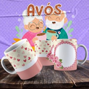 Caneca Vovó e Vovô