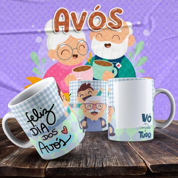 Caneca Vovó e Vovô