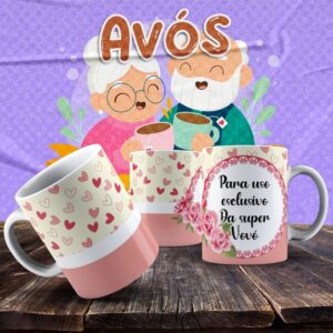 Caneca Vovó e Vovô