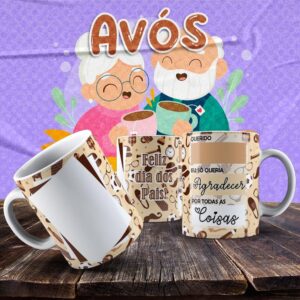 Caneca Vovó e Vovô