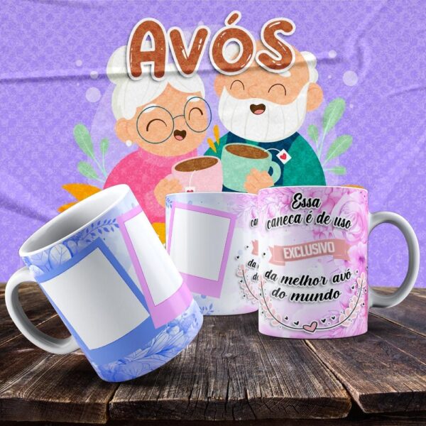 Caneca Vovó e Vovô