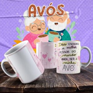 Caneca Vovó e Vovô