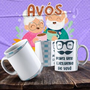 Caneca Vovó e Vovô