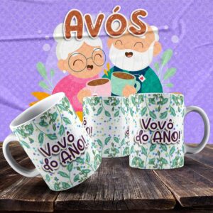Caneca Vovó e Vovô