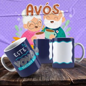 Caneca Vovó e Vovô