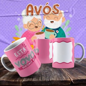Caneca Vovó e Vovô