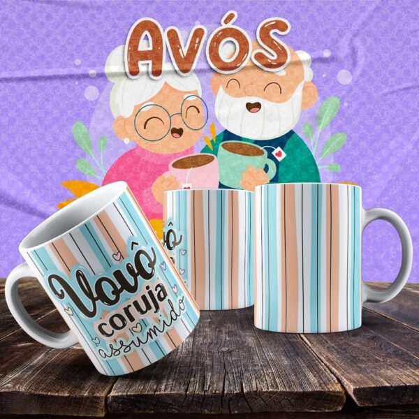 Caneca Vovó e Vovô