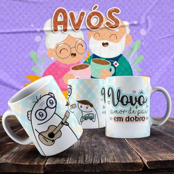 Caneca Vovó e Vovô
