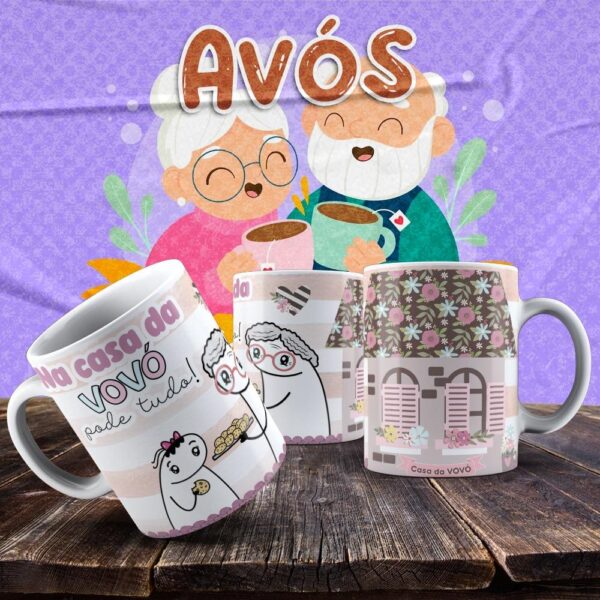 Caneca Vovó e Vovô