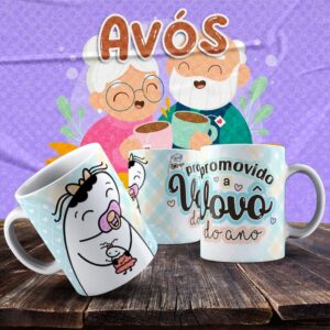 Caneca Vovó e Vovô