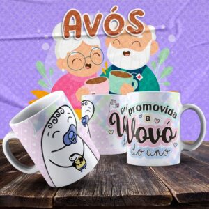 Caneca Vovó e Vovô