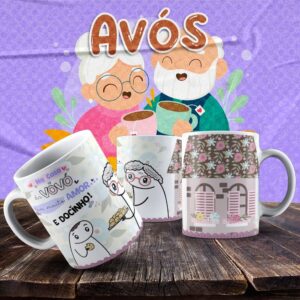 Caneca Vovó e Vovô
