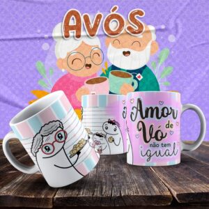 Caneca Vovó e Vovô