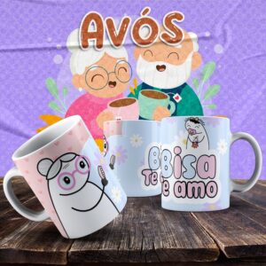 Caneca Vovó e Vovô