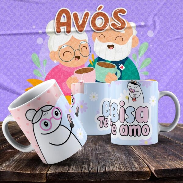 Caneca Vovó e Vovô