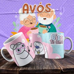 Caneca Vovó e Vovô