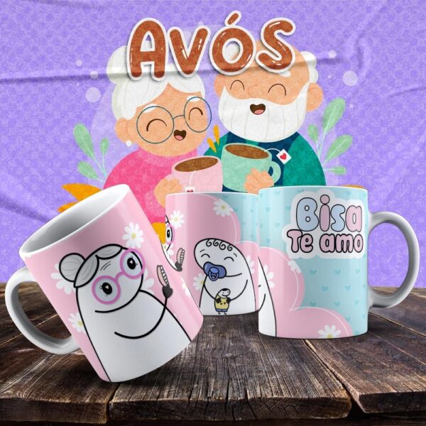 Caneca Vovó e Vovô