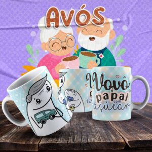 Caneca Vovó e Vovô