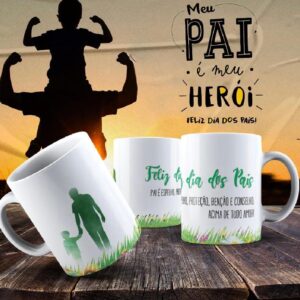 Caneca Dia dos Pais Frases