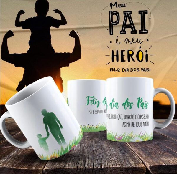 Caneca Dia dos Pais Frases