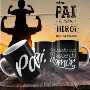 Caneca Dia dos Pais Frases