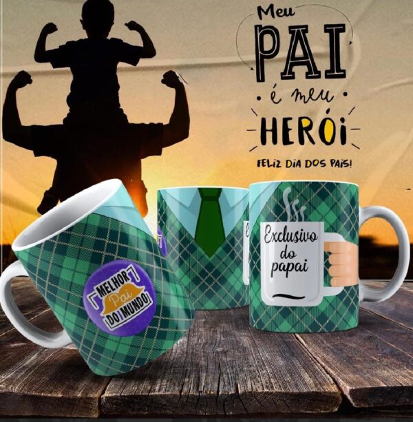 Caneca Dia dos Pais Frases