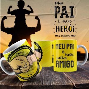 Caneca Dia dos Pais Frases
