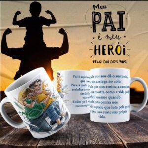 Caneca Dia dos Pais Frases