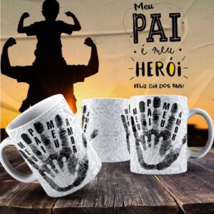 Caneca Dia dos Pais Frases
