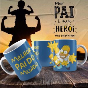 Caneca Dia dos Pais Frases