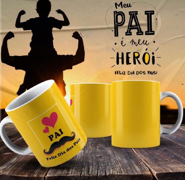Caneca Dia dos Pais Frases