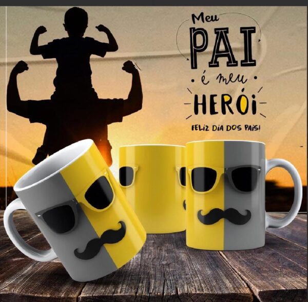 Caneca Dia dos Pais Frases