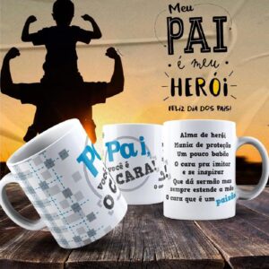 Caneca Dia dos Pais Frases