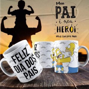 Caneca Dia dos Pais Frases