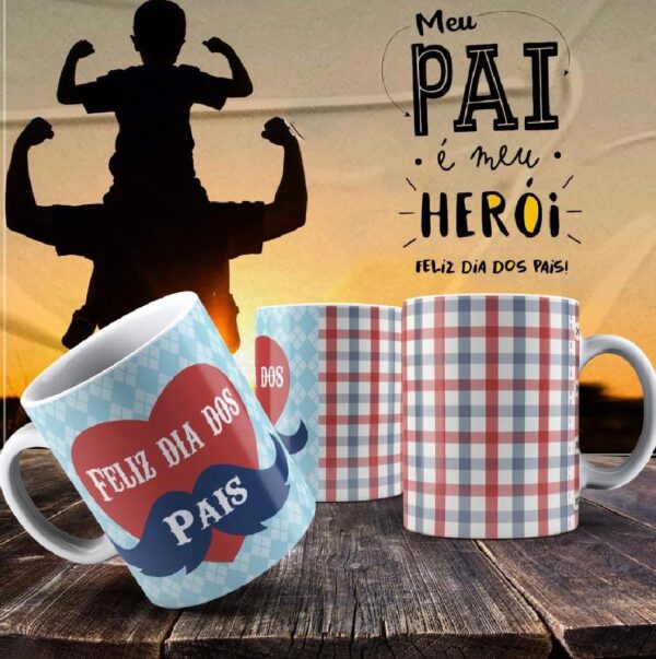 Caneca Dia dos Pais Frases