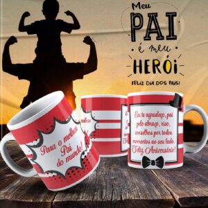 Caneca Dia dos Pais Frases