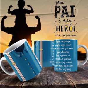 Caneca Dia dos Pais Frases