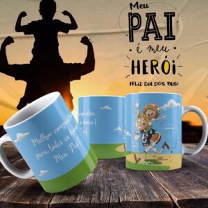 Caneca Dia dos Pais Frases
