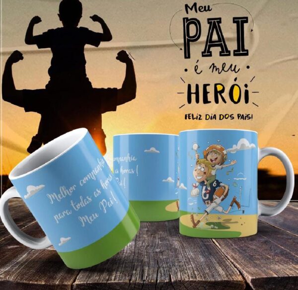 Caneca Dia dos Pais Frases