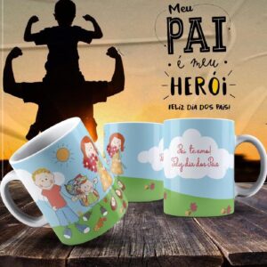 Caneca Dia dos Pais Frases