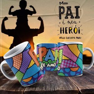Caneca Dia dos Pais Frases