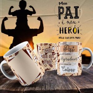 Caneca Dia dos Pais Frases