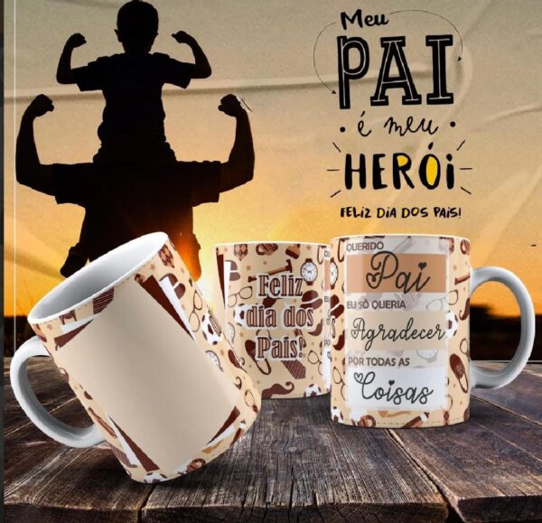 Caneca Dia dos Pais Frases