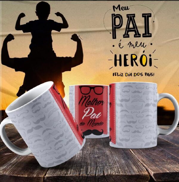 Caneca Dia dos Pais Frases