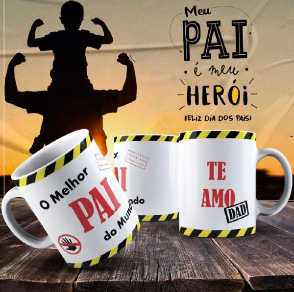 Caneca Dia dos Pais Frases